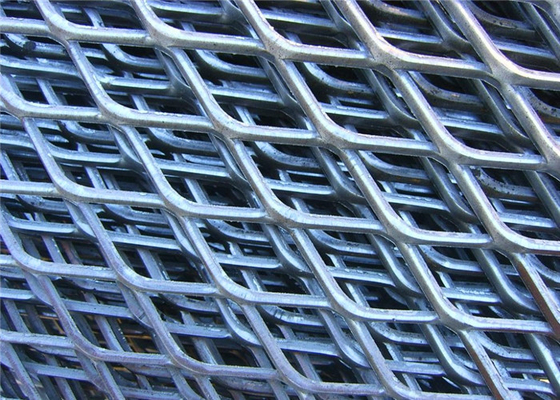 Diamond Hole Customized Expanded Metal Mesh Sheet For Vorious Application