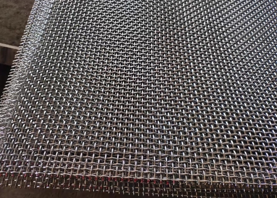 Πλεγμένο συρμάτινο πλέγμα 2 mm από ανοξείδωτο χάλυβα για κύριο φιλτράρισμα της εξόρυξης