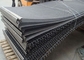 Μαύρο σιδερένιο τετράγωνο υφαντό πτυχωτό δονούμενο πλέγμα οθόνης 1,5mx1,95m