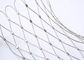 7X7 Χ τείνετε την εύκαμπτη αλιεία με δίχτυα πλέγματος σχοινιών καλωδίων ανοξείδωτου 316l