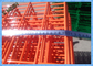 Πλακάκια φράχτη από πλέγμα καλωδίων πορτοκαλί, ανθεκτικό στη διάβρωση με συρματόπλεγμα