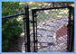Υφαντό βινυλίου επιστρωμένο αλυσίδα φράχτη φράχτη με γαλβανισμένο χάλυβα Fit Backyards