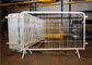 Γαλβανισμένη αντίσταση διάβρωσης πλέγματος περίφραξης εμποδίων ασφάλειας καυτής εμβύθισης 110x200cm 250cm