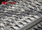 Traction Aluminum Bar Galvanized Steel Grating Stair Treads , Perforated Grip Strut Treads