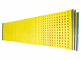 Κίτρινες PU επιτροπές οθόνης πολυουρεθάνιου πλέγματος με το γάντζο για τη δόνηση ορυχείου