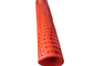Οικονομικός πορτοκαλής μυγών οθόνης πλέγματος φράκτης ασφάλειας κατασκευής πλαστικός για την προειδοποίηση