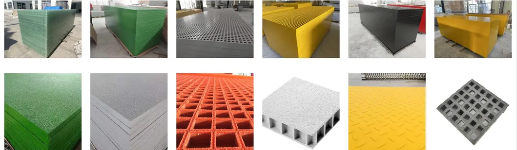 Περσίδες FRP Pultrusion πάχους 38mm με τραχιά επιφάνεια και εγκατάσταση με βίδες 8