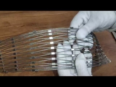 Ζωολογικό Κλουβί Προστασία από ανοξείδωτο χάλυβα Φράχτης Διάφραξη Διάφρασης Επέκταση Δίκτυο Σύρματος Σχοινί Καλώδιο Δίκτυο