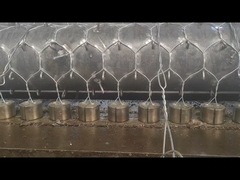 Ντυμένο το PVC επίστρωμα αργιλίου ψευδάργυρου γαλβάνισε το ενωμένο στενά καλάθι εμποδίων Gabion πλέγματος για στρατιωτικό