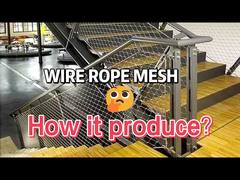 Εύκαμπτο πλέγμα συρματόσχοινου χάλυβα X Tend 1.2mm για κιγκλιδώματα