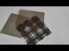 Χρυσό από ανοξείδωτο χάλυβα διακοσμητικό μεταλλικό δίχτυ διαμαντένιο σχήμα για κουρτίνα ή διακόσμηση