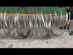800 mm Διαμέτρου Concertina Razor Wire Flat Wrap Bto-20