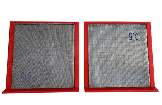 Ορυχείο Κουδί Wire Screen Χαμηλή απώλεια πίεσης 0.02mm-12.7mm εύρος ανοίγματος