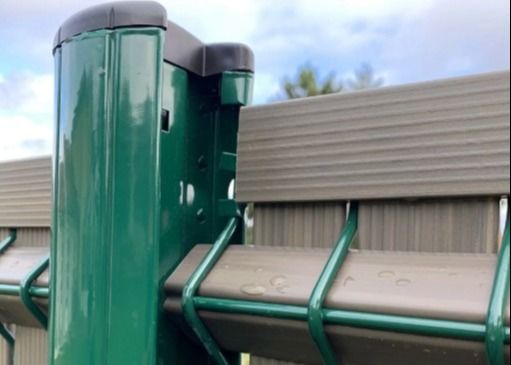 3D σχεδιασμός 60x60mm Curved Metal Φράχτης για τον κήπο