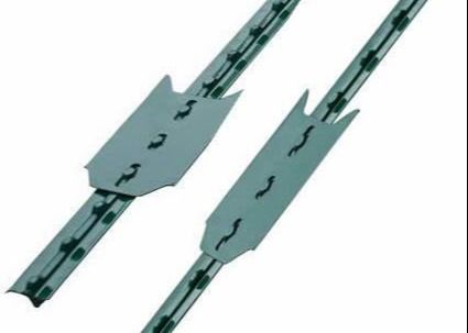 Ζυγισμένο Hd 6 ποδιών Σιδηροδρομικό φράχτη πόστο με πλάκα