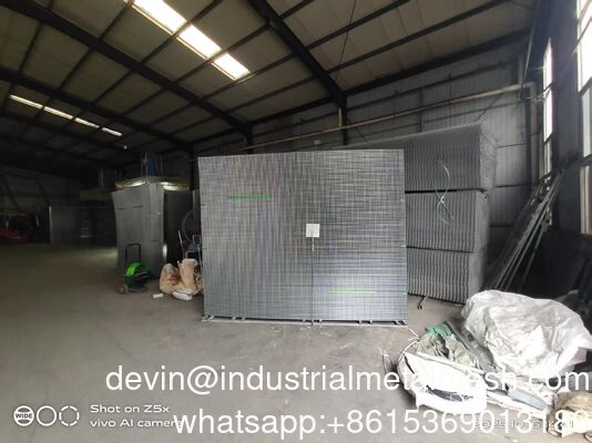 3.4mm Wire*15cm Mesh *1.22*2.44 Black welded Wire Mesh Panel για τον Καναδά