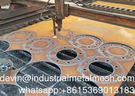 Διάτρητο φύλλο ανθρακούχου χάλυβα SS400 για πλάκα διαλογής