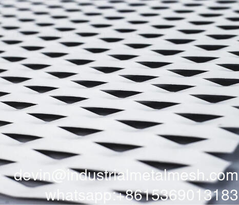 Πίνακας μετάλλου με διαμαντένιο πλέγμα από αλουμίνιο PVDF