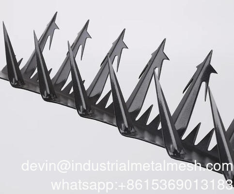 Μεγάλα Ανοξείδωτα Αγκάθια Τοίχου για Περιστέρια 5μ