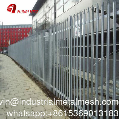 Hot Dipped Galvanized Angle Bar Security Palisade Fence for Europe