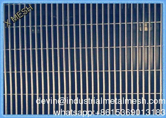Υψηλή Ασφάλεια Σιδήρου 358 Φράχτης Ασφάλεια Αεροδρόμιο Αντι-Κλιμάκωση Κλοπή Ατσάλι ανθεκτικό συγκολλημένο πλέγμα πλέγμα