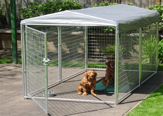 Μεγάλο διπλώνοντας κλουβί της Pet για το σπίτι σκυλιών/ρείθρο κλουβιών σκυλιών μετάλλων με την πύλη