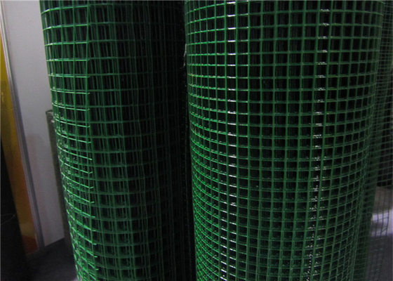 πλέγμα καλωδίων 14mm 50*100mm βινυλίου ντυμένο ενωμένο στενά πράσινο