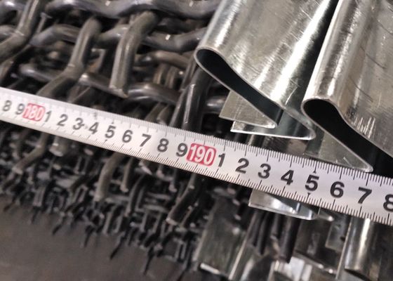 Ο χάλυβας υψηλού άνθρακα πτύχωσε την υφαμένη δόνηση πλέγματος καλωδίων