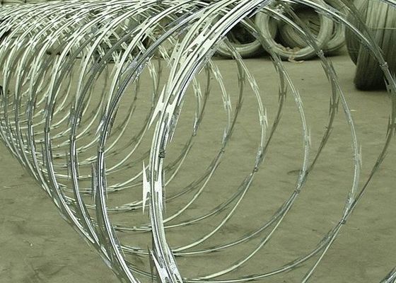 Ss430 Ατσάλι Razor Wire Cross Type Bto-22 Διαμέτρου 50cm