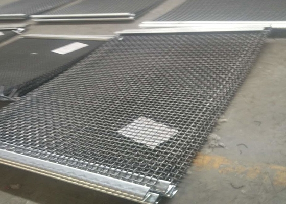 6m μήκος χρώμα ζωγραφισμένο 16mm Woven Wire Screen για θρυμματιστικό