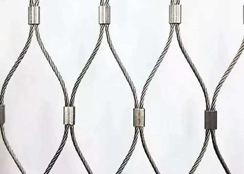 Αμινοξείδιο 316 ατσάλινο καλωδιακό δίχτυ Custom Ferrule Type X Tend