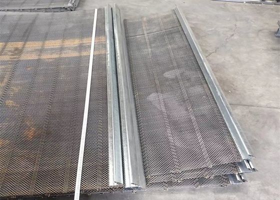 Μαύρος σίδηρος 4mm υφαμένο τετράγωνο πτυχωμένο καλώδιο πλέγματος δομένος οθόνης