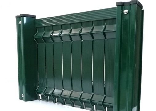 Εξωτερική πισίνα 4mm 3d καμπύλη φράχτη με PVC UV Slat