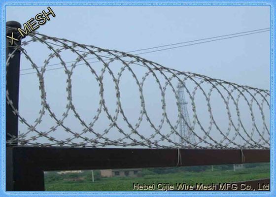Ss430 Ατσάλι Concertina Razor Wire Φράχτης