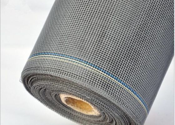 Ντυμένο PVC πλέγμα οθόνης παραθύρων μυγών εντόμων φίμπεργκλας πλέγματος ρόλων 18*16 δικτύου κουνουπιών