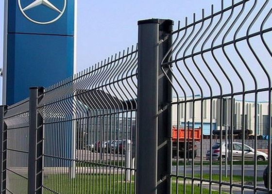 Εξωτερική διακοσμητική 4ft καμπυλωτό μεταλλικό φράχτη πλαστικό PVC επικαλυμμένο