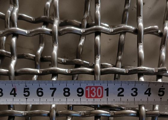 304 Δίκτυο Τυλιγμένο Δίκτυο Σιδηροδρόμου από ανοξείδωτο χάλυβα για την εξόρυξη Δίκτυο δονητικής οθόνης