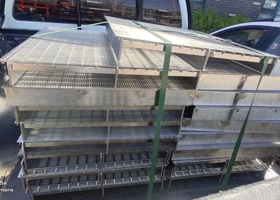 Βαρύ μεταλλικό πλέγμα μεταλλικών καλωδίων, από ανοξείδωτο χάλυβα πλέγμα φίλτρου πλέγματος καλώδιο σφήνα σφήνα σχιστό