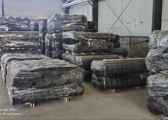 3/4X3/4 SGS το πράσινο χρωματισμένο PVC έντυσε τους ενωμένους στενά ρόλους πλέγματος καλωδίων για τα πουλερικά