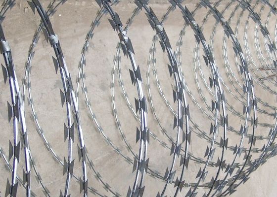ανοξείδωτο καλωδίων κονσερτινών cbt-60 2.5mm οδοντωτό