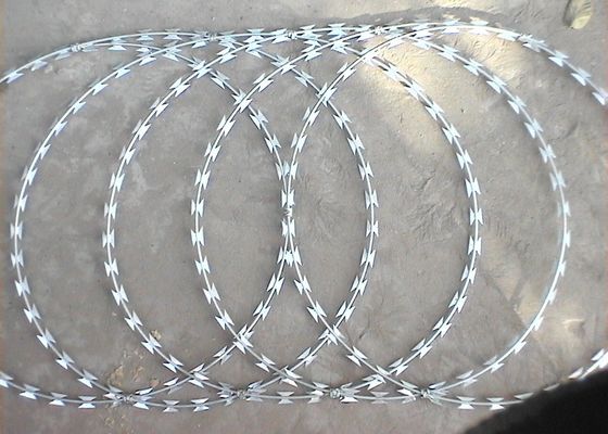 ανοξείδωτο καλωδίων κονσερτινών cbt-60 2.5mm οδοντωτό