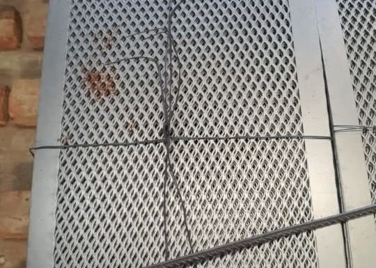 Χάλυβα ανοξείδωτο τεντωμένο φύλλο διακοσμητικό επίπεδο διευρυμένο δίχτυ