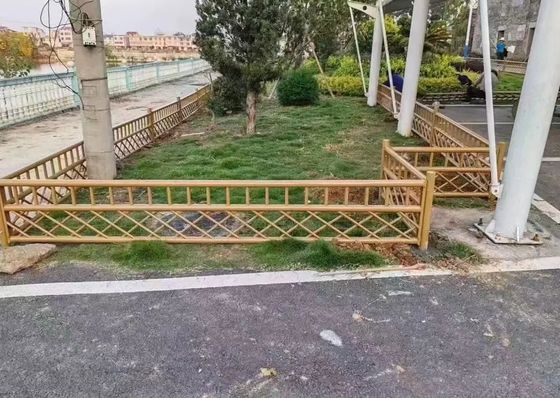 Ασφαλιστικό Παλτό σκόνης Μπαμπού Απομίμηση Κήπος Φράχτης Βίλα Σφυρηλατημένο Σιδηρούν Διακοσμητικό Φράχτη