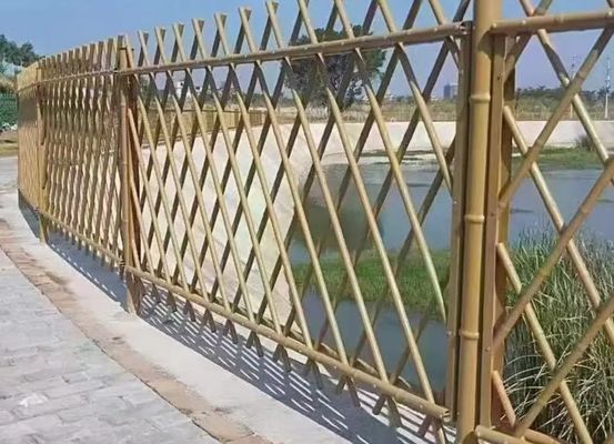 Απομίμηση Φράχτης Φάρμας Μπαμπού Φράχτης Φρουράς για αισθητικούς εξωτερικούς χώρους