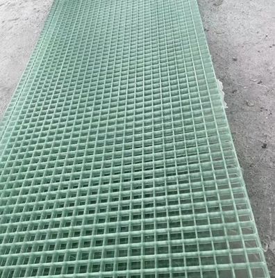 ΦΥΡΠ Περπατητήριος δρόμος GRP Grating με πάχος 25mm και μέγεθος 38X38X38mm Κατασκευασμένο από υαλοπλαστική