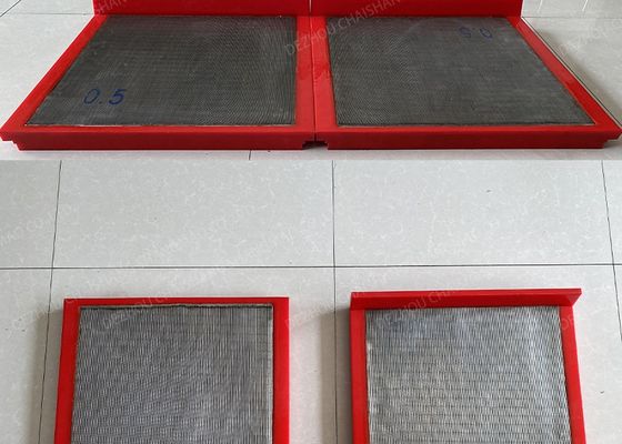 Σχήμα έξιγων οπών 610 * 610 PU πολυουρεθάνιο 80-95 Ακτή ένα σχοινί συρματόπλεγμα