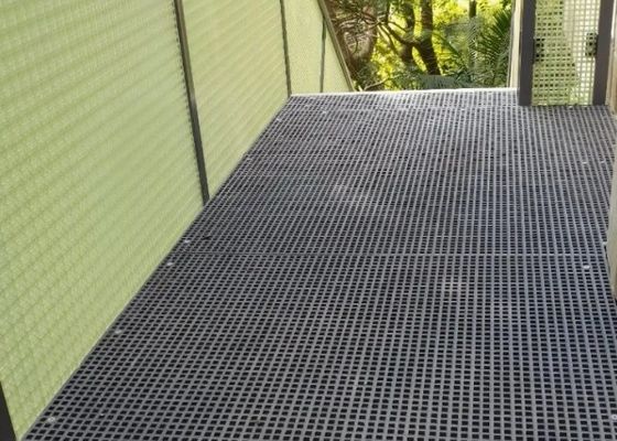 Αντιολισθητικό Αισθητικό Οικολογικό Υλικό Βιομηχανικής Χρήσης Προϊόντα FRP Πλέγμα από Fiberglass
