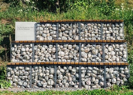 Ενωμένα στενά καλάθια Gabion με γαλβανισμένο τον καπάκι διατηρώντας τοίχο καλωδίων