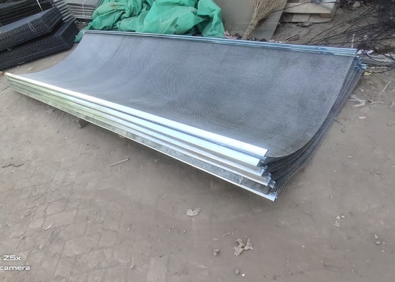 Πτυχωμένο κλειδαριά υφαμένο 1mm μεταλλείας καλωδίων πλέγμα μέγεθος οθόνης