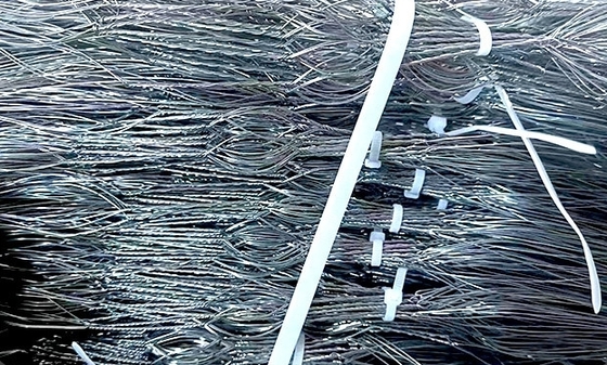 Διακριτικό φράγμα σύρματος MZP Putanka 10x5x1.4m Γαλβανισμένο σύρμα άνθρακα